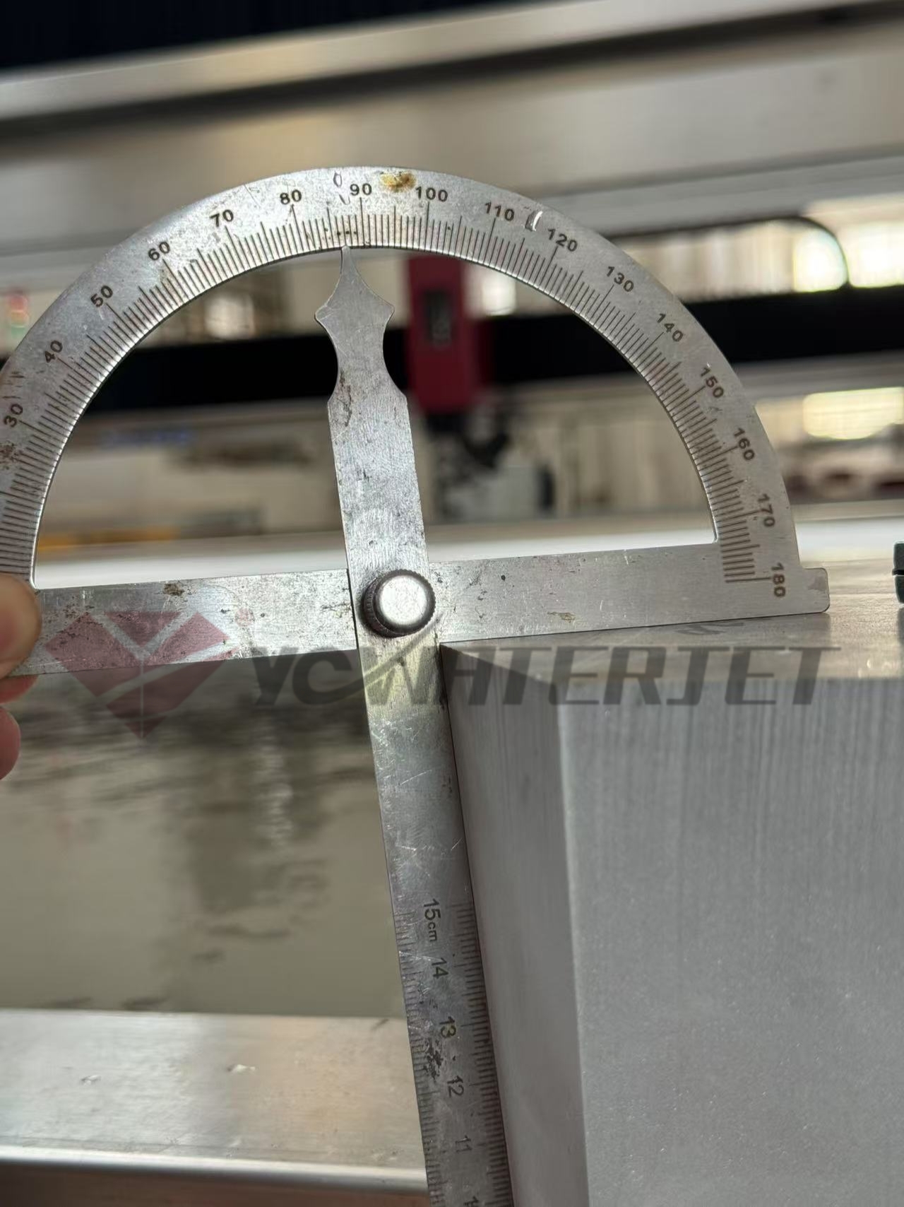 87°cutting angle display Display de ângulo de corte de 87 °