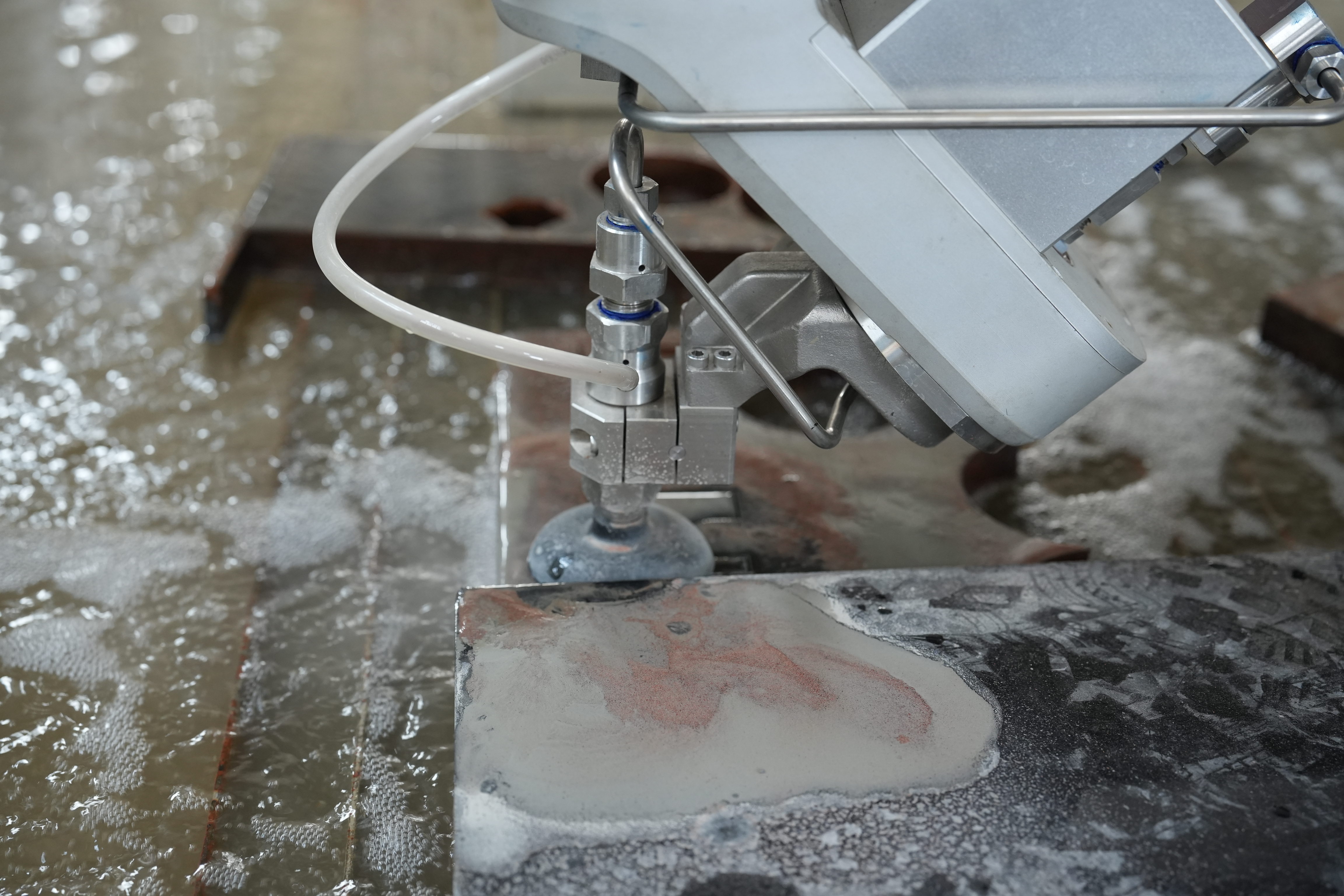 M&aacute;x 5 eixos de corte de jato de &aacute;gua