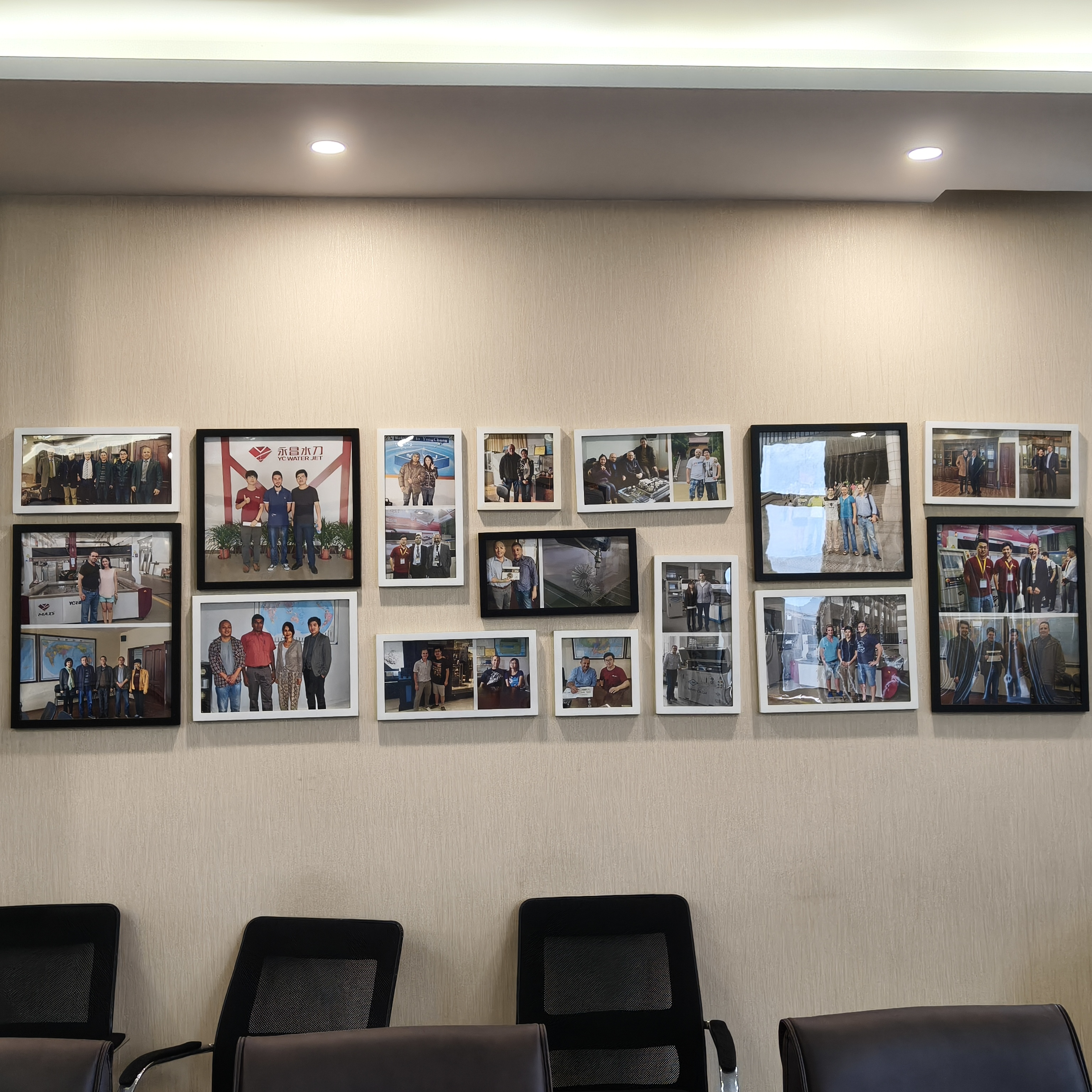 YC Fotos de grupo de clientes de WaterJet