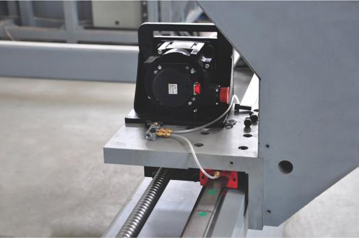Máquina de jato de água conveniente com servomotor para aço inoxidável
