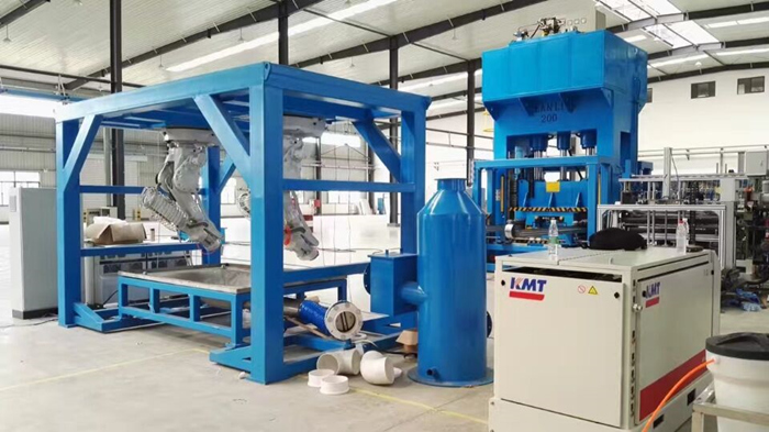 Máquina robótica de corte a jato de água de alta eficiência com função avançada de corte de braço robótico