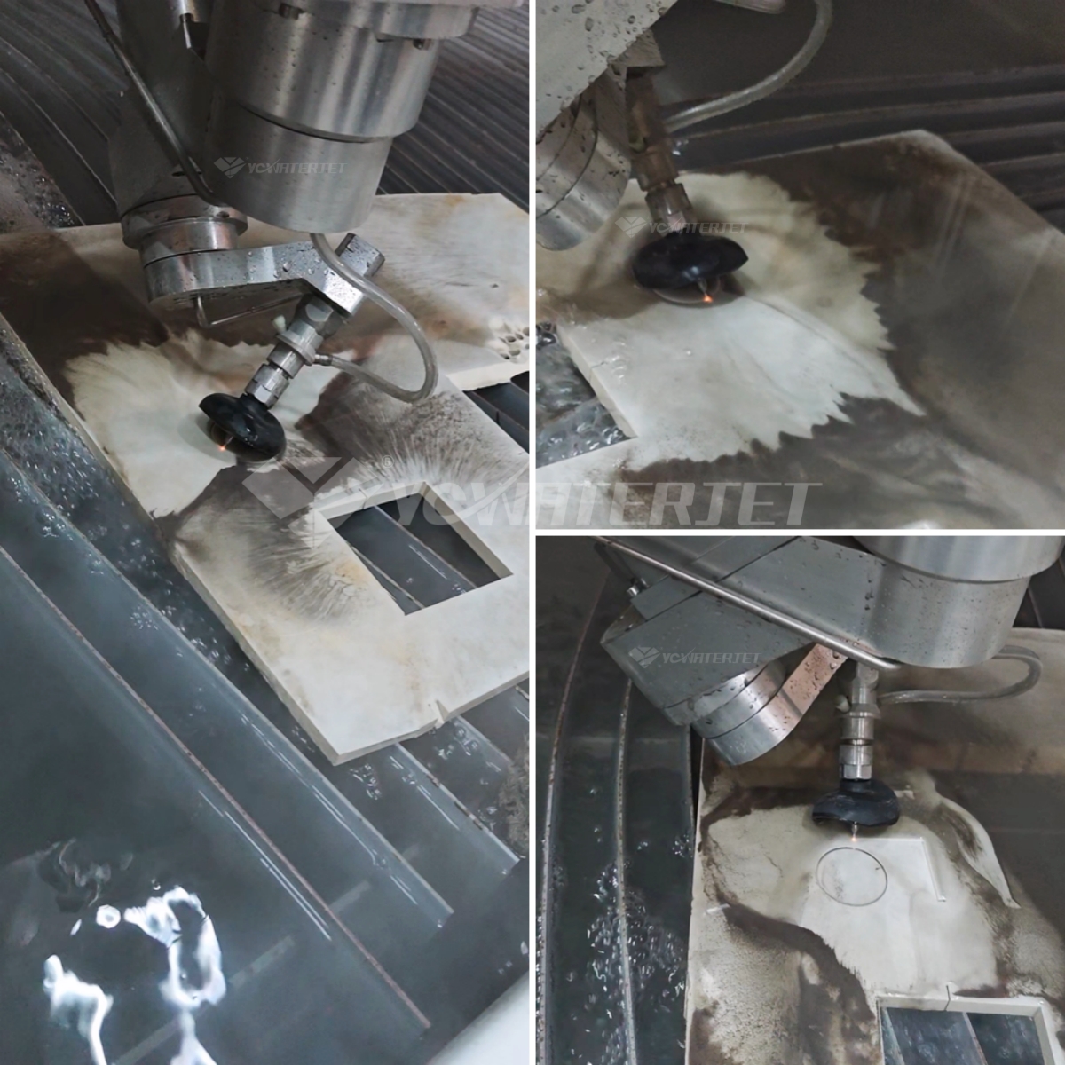 Corte chanfrado de 45&deg;