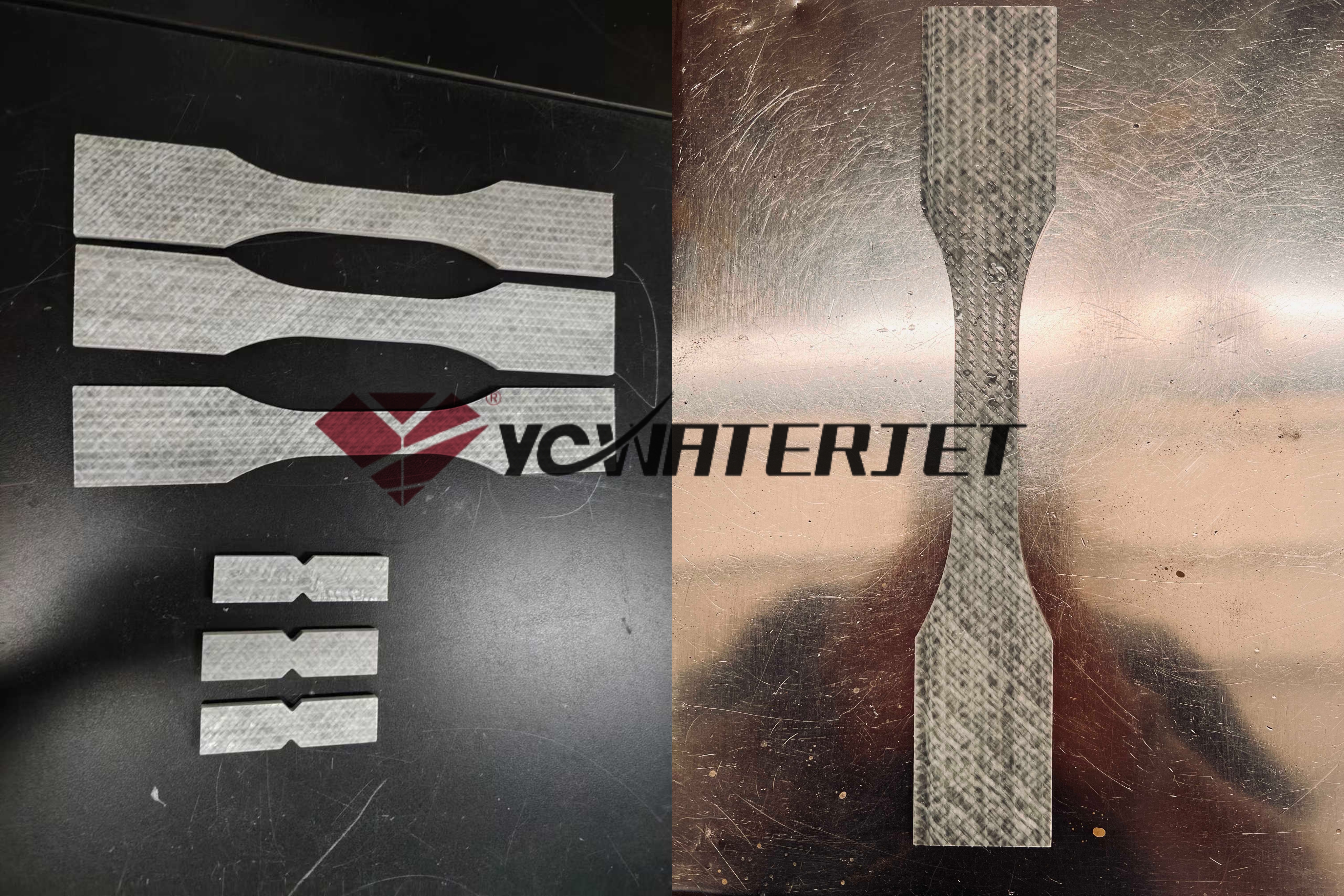 O material ap&oacute;s teste de tra&ccedil;&atilde;o