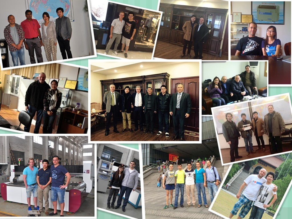 Foto do cliente da m&aacute;quina de corte de jato de &aacute;gua