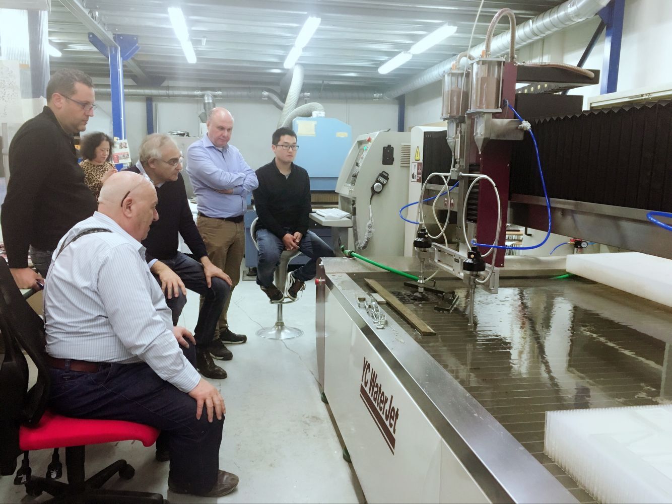 Treinamento de jato de &aacute;gua