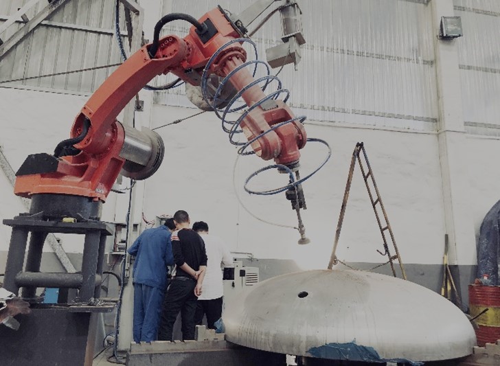 Cortador de jato de água robótico servo motor