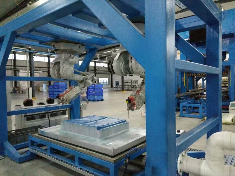  Automação revolucionária e robótica industrial em sistemas robóticos de corte a jato de água