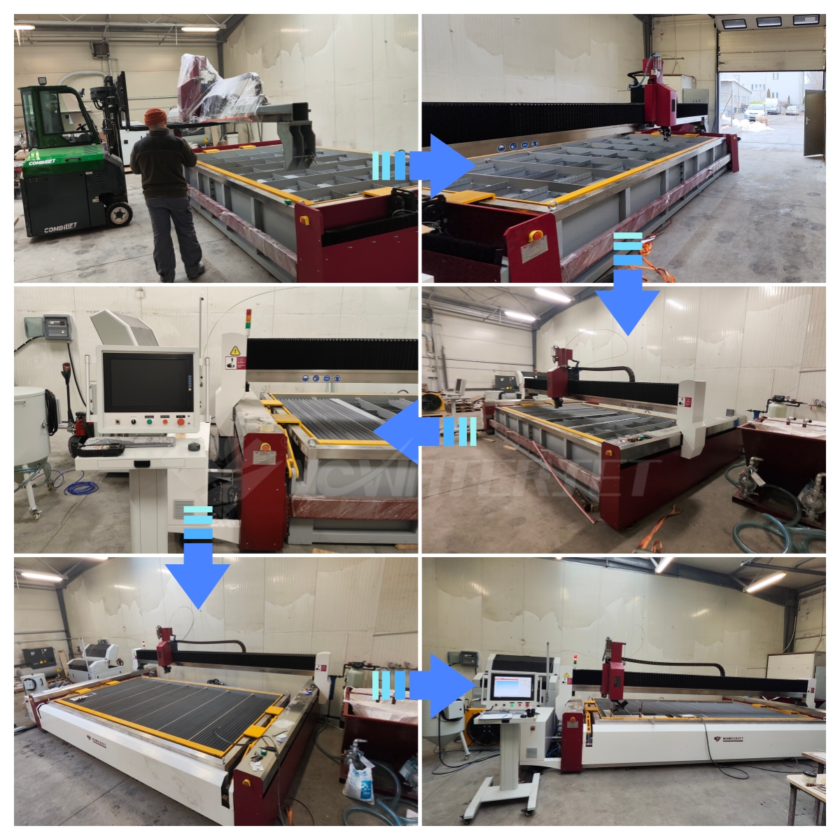 YC Waterjet | Projeto Pol&ocirc;nia conclu&iacute;do