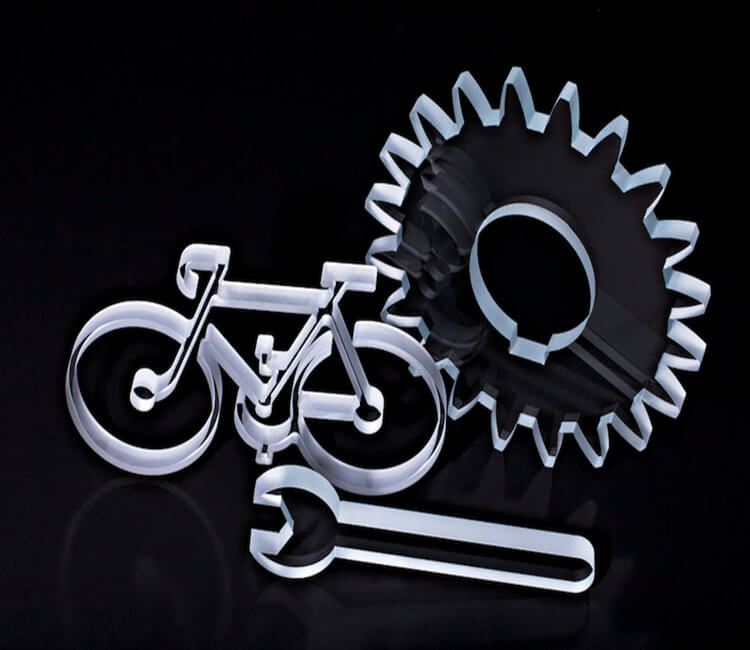 amostra de corte de vidro a jato aqu&aacute;tico